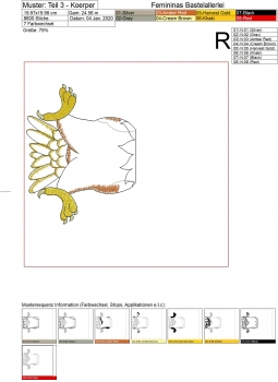 Preview: 3D-Applikation "Adler" (20x30) Preview: 3D-Applikation "Adler" (20x30)